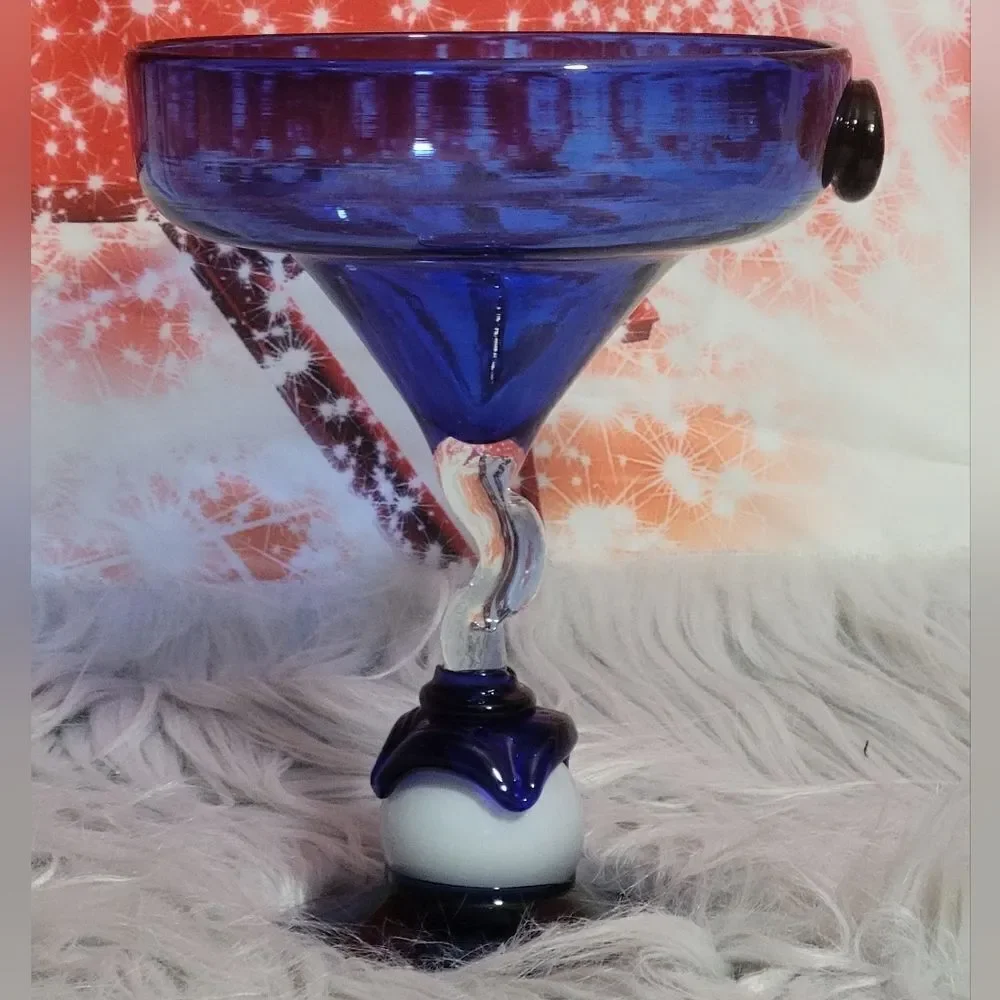 Hand-blown Margarita Glass‎